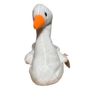Ty Beanie Babies Gracie Swan Plush Stuffed Animal Hang 4th Gen Tush 4th Gen Tag